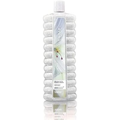 Avon Senses Bubble Bath 1 litre White Lily Bubble Bath White Lily & Musk Avon Senses Bubble Bath 1 litre White Lily Bubble Bath White Lily & Musk