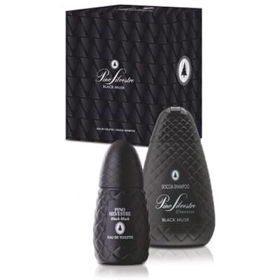 Pino Silvestre Black Musk Coffret cadeau pour homme, parfum Edt 75 ml douche shampooing 400 ml Pino Silvestre Black Musk Coffret cadeau pour homme, parfum Edt 75 ml douche shampooing 400 ml