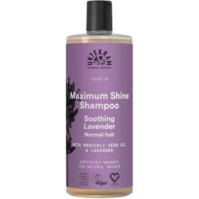 Urtekram Shampoing Lavande Apaisante Brillance Maximale 500 ml, Vegan, Bio, Origine Naturelle Urtekram Shampoing Lavande Apaisante Brillance Maximale 500 ml, Vegan, Bio, Origine Naturelle
