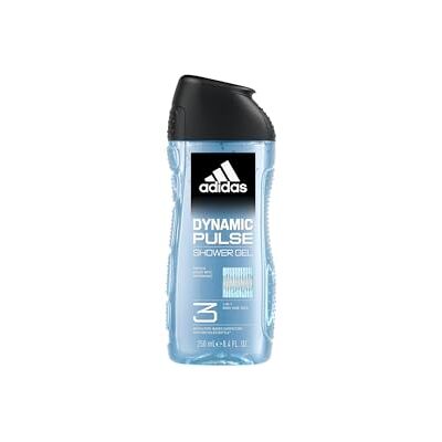 adidas Dynamic Pulse Gel douche 3 en 1 pour homme, 250 ml adidas Dynamic Pulse Gel douche 3 en 1 pour homme, 250 ml