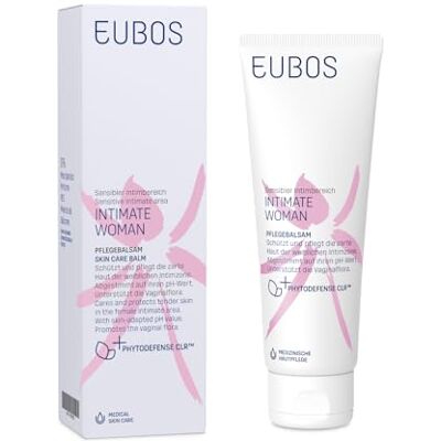 EUBOS Intimate Woman Baume de soin doux pour les zones intimes féminines Protection contre les infections Soutient le pH naturel Non parfumé 125 ml EUBOS Intimate Woman Baume de soin doux pour les zones intimes féminines Protection contre les infections Soutient le pH naturel Non parfumé 125 ml