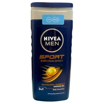 NIVEA Men Sport Lot de 6 douches de soin 6 x 250 ml NIVEA Men Sport Lot de 6 douches de soin 6 x 250 ml