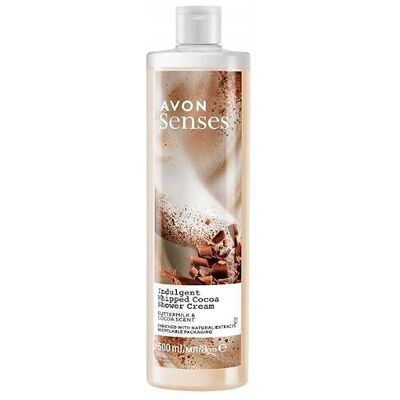Avon Senses Gel Douche Indulgent Babeurre & Cacao 500 ml Avon Senses Gel Douche Indulgent Babeurre & Cacao 500 ml