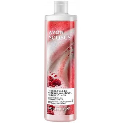 Avon Senses Irresistible Crème de Douche Lait de Coco & Framboise 500 ml Avon Senses Irresistible Crème de Douche Lait de Coco & Framboise 500 ml