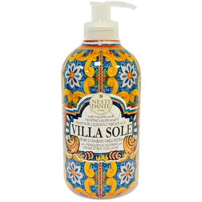 Nesti Dante Villa Sole Fiori D'Ananas Dell´Etna 661224 Savon à la note d'ananas pour peaux sensibles 500 ml Nesti Dante Villa Sole Fiori D'Ananas Dell´Etna 661224 Savon à la note d'ananas pour peaux sensibles 500 ml