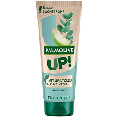 Palmolive UP! Gel douche Eucalyptus & Pomme 200 ml – Avec parfum d'eucalyptus recyclé, durable Palmolive UP! Gel douche Eucalyptus & Pomme 200 ml – Avec parfum d'eucalyptus recyclé, durable