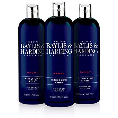 Baylis & Harding Gel douche Citrus Lime & Mint, 3 x 500 ml Vegan Friendly Baylis & Harding Gel douche Citrus Lime & Mint, 3 x 500 ml Vegan Friendly