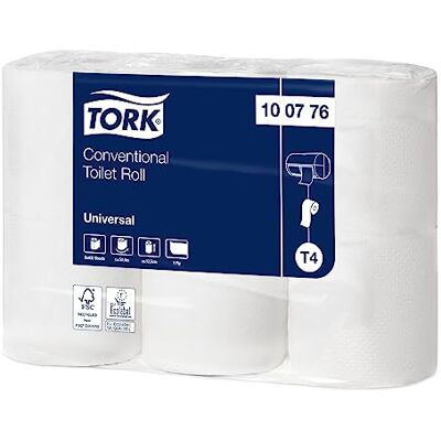 Tork Papier toilette rouleau traditionnel Universal 1 pli Tork Papier toilette rouleau traditionnel Universal 1 pli