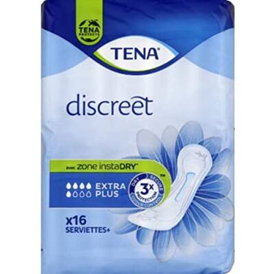 TENA Serviettes Le paquet de 16 TENA Serviettes Le paquet de 16
