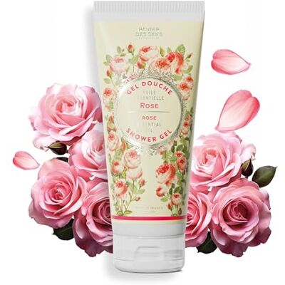 Panier des Sens Gel Douche Hydratant Rose 200ml Peau Douce Nettoie en douceur, 96% naturel, huile de karité, parfum rose poudré doux et velouté. Panier des Sens Gel Douche Hydratant Rose 200ml Peau Douce Nettoie en douceur, 96% naturel, huile de karité, parfum rose poudré doux et velouté.