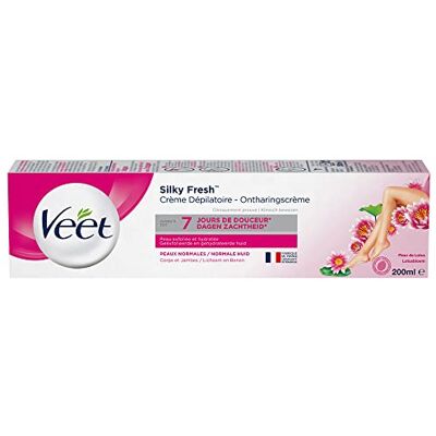 Veet Crème dépilatoire peaux normales Silk & Fresh Technology Le tube de 200ml Veet Crème dépilatoire peaux normales Silk & Fresh Technology Le tube de 200ml