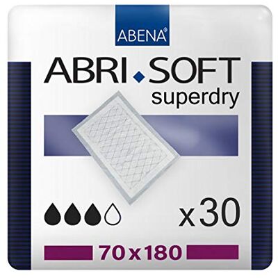 ABENA Abri-soft Super Dry avec SAP avec rabats 70 x 180 cm 1750 ml ABENA Abri-soft Super Dry avec SAP avec rabats 70 x 180 cm 1750 ml