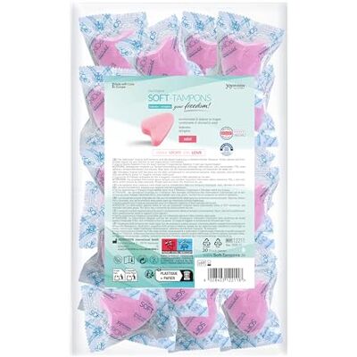 JOYDIVISION Soft Tampons MINI – Hygiène féminine discrète et ergonomique sans fil de retrait pour les femmes actives – Matériau doux et respectueux de la peau – Idéal pour le sport JOYDIVISION Soft Tampons MINI – Hygiène féminine discrète et ergonomique sans fil de retrait pour les femmes actives – Matériau doux et respectueux de la peau – Idéal pour le sport