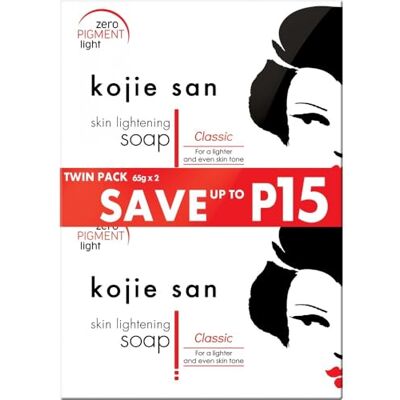 Kojie San Savon léger pour la peau (6 x 65 g) par Bevi Elements by Kojie San Savon léger pour la peau (6 x 65 g) par Bevi Elements by
