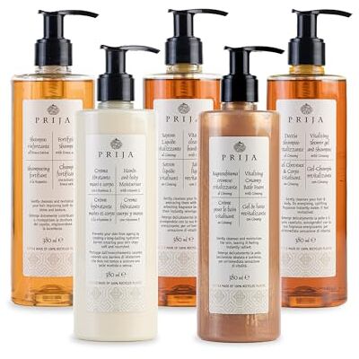 Prija XXL Set 5x 380ml Flüssigseife, Haut & Haarshampoo, Bodylotion, Duschgel, Prija XXL Set 5x 380ml Flüssigseife, Haut & Haarshampoo, Bodylotion, Duschgel,