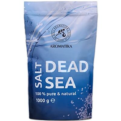 Trust Sel de Mer Morte 1000g (zipper) Pur et Naturel 1Kg Idéal pour Bien Dormir Soulagement du Stress Bain Beauté Relaxant Sels de Bain Bath Salt Dead Sea Trust Sel de Mer Morte 1000g (zipper) Pur et Naturel 1Kg Idéal pour Bien Dormir Soulagement du Stress Bain Beauté Relaxant Sels de Bain Bath Salt Dead Sea