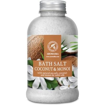 Trust Sel de Bain Coco & Monoï 600g – Sel Marin Naturel – Huile de Monoï de Tahiti et Coco – Soin du Corps et de la Peau – Relaxation et Détente Trust Sel de Bain Coco & Monoï 600g – Sel Marin Naturel – Huile de Monoï de Tahiti et Coco – Soin du Corps et de la Peau – Relaxation et Détente