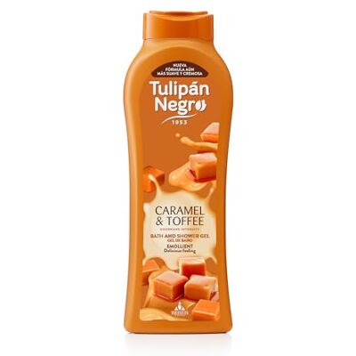 TULIPAN NEGRO Tulipe noire Gel Douche Candy, caramel au beurre, 650 ml TULIPAN NEGRO Tulipe noire Gel Douche Candy, caramel au beurre, 650 ml