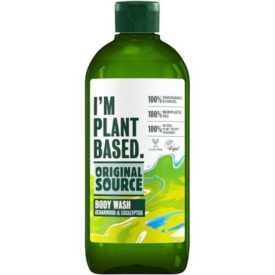 ORIGINAL SOURCE I'm Gel douche à base de bois de cèdre et d'eucalyptus 335 ml ORIGINAL SOURCE I'm Gel douche à base de bois de cèdre et d'eucalyptus 335 ml