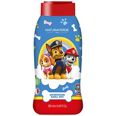 Naturaverde Kids – Paw Patrol – Gel douche double bath pour enfants, produits d'hygiène pour enfants, avec extrait d'avoine bio, 250 ml Naturaverde Kids – Paw Patrol – Gel douche double bath pour enfants, produits d'hygiène pour enfants, avec extrait d'avoine bio, 250 ml