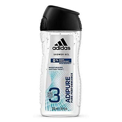 adidas Gel Douche AdiPure pour Homme Lot de 4 (4 x 250 ml) adidas Gel Douche AdiPure pour Homme Lot de 4 (4 x 250 ml)