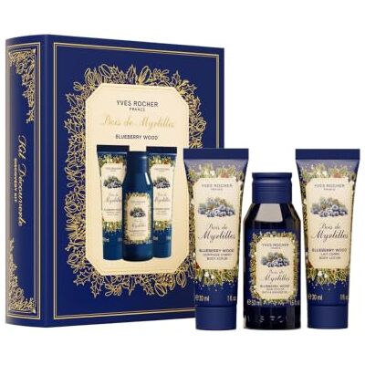 Yves Rocher Coffret Bois de Myrtilles Édition Limitée Mini Soins – 30 ml Coffret cadeau femme avec gel douche, gommage et lait corps, parfum Bois de Myrtilles, 3 mini formats, édition limitée Yves Rocher Coffret Bois de Myrtilles Édition Limitée Mini Soins – 30 ml Coffret cadeau femme avec gel douche, gommage et lait corps, parfum Bois de Myrtilles, 3 mini formats, édition limitée