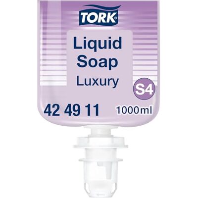 Tork Luxury Savon liquide S4, parfum fleuri, 1000 ml, 424911 Tork Luxury Savon liquide S4, parfum fleuri, 1000 ml, 424911