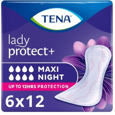 TENA Discreet Maxi Night Lot de 6 packs de 12 étuis TENA Discreet Maxi Night Lot de 6 packs de 12 étuis