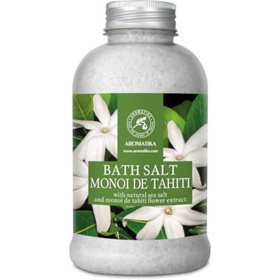 Trust Zee badzout Monoi de Tahiti 600 g – Natuurlijke kokosolie en tiare-bloesem extract – Cosmetisch badzout – Verfrissende geur – Badadditief Trust Zee badzout Monoi de Tahiti 600 g – Natuurlijke kokosolie en tiare-bloesem extract – Cosmetisch badzout – Verfrissende geur – Badadditief