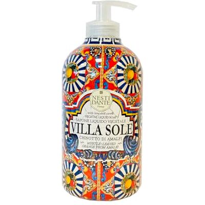 Nesti Dante Villa Sole Chinotto (savon liquide/savon liquide 500 ml, unisexe, convient à tous les types de peau) 661222 Nesti Dante Villa Sole Chinotto (savon liquide/savon liquide 500 ml, unisexe, convient à tous les types de peau) 661222