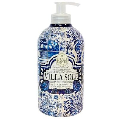 Nesti Dante Villa Sole Fresia Blue 661221 Savon liquide/savon liquide 500 ml, unisexe, convient à tous les types de peau Nesti Dante Villa Sole Fresia Blue 661221 Savon liquide/savon liquide 500 ml, unisexe, convient à tous les types de peau