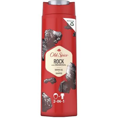 Old Spice Rock Gel douche et shampooing pour homme 400 ml Old Spice Rock Gel douche et shampooing pour homme 400 ml
