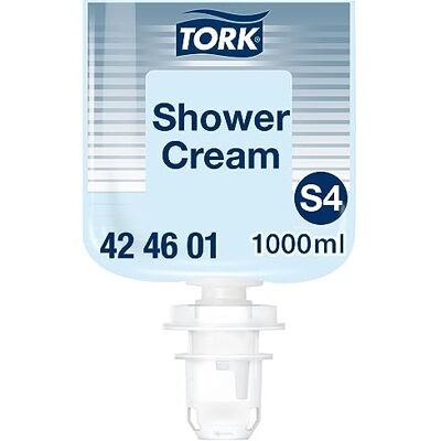 Tork Crème de douche S4, parfum unisexe, 6 x 1000 ml, 424601 Tork Crème de douche S4, parfum unisexe, 6 x 1000 ml, 424601