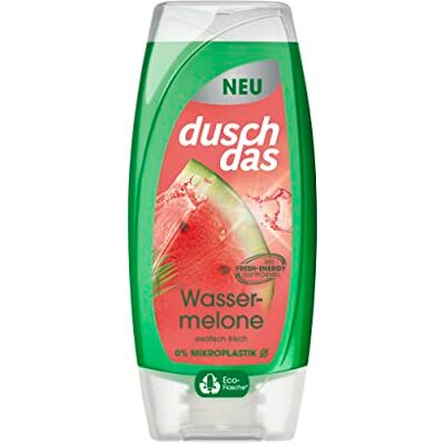 Duschdas Gel douche pastèque avec formule parfumée Fresh Energy pour un début rafraîchissant de la journée, 6 x 225 ml Duschdas Gel douche pastèque avec formule parfumée Fresh Energy pour un début rafraîchissant de la journée, 6 x 225 ml