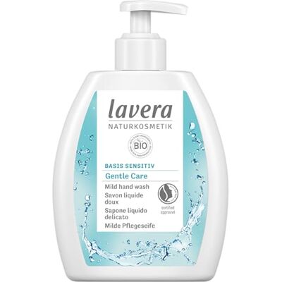 lavera Nettoyant pour les mains Basic Sensitive Aloe vera bio et camomille bio Nettoyage doux Végétalien pH neutre pour la peau 250 ml lavera Nettoyant pour les mains Basic Sensitive Aloe vera bio et camomille bio Nettoyage doux Végétalien pH neutre pour la peau 250 ml