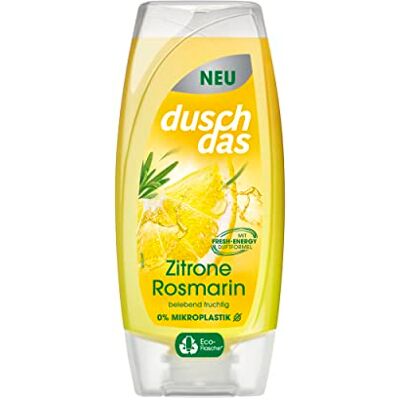 Duschdas Gel douche au citron et au romarin avec formule parfumée Fresh Energy pour un début rafraîchissant de la journée, 6 x 225 ml Duschdas Gel douche au citron et au romarin avec formule parfumée Fresh Energy pour un début rafraîchissant de la journée, 6 x 225 ml