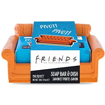 MAD Beauty Friends Porte-savon réutilisable en bois de cèdre et citron vert MAD Beauty Friends Porte-savon réutilisable en bois de cèdre et citron vert