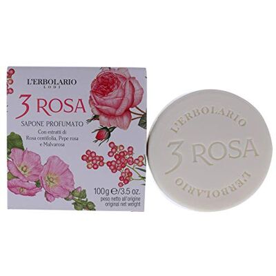 L'Erbolario 3 Savon Rosa L'Erbolario 3 Savon Rosa