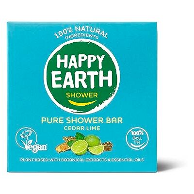 Savon douche cèdre lime Happy Earth - Shower bar Savon douche cèdre lime Happy Earth - Shower bar