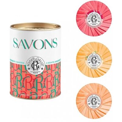 ROGER & GALLET Surtido 3 Jabones 100 Jengibre Rojo, Neroli, Clavel Mignardise 100 gr ROGER & GALLET Surtido 3 Jabones 100 Jengibre Rojo, Neroli, Clavel Mignardise 100 gr