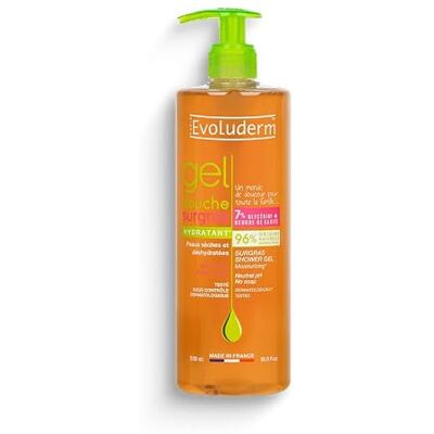 Evoluderm – Gel Douche Surgras Hydratant – 500 ml – 96% d’Origine Naturelle – Végan – Fabrication Française Evoluderm – Gel Douche Surgras Hydratant – 500 ml – 96% d’Origine Naturelle – Végan – Fabrication Française