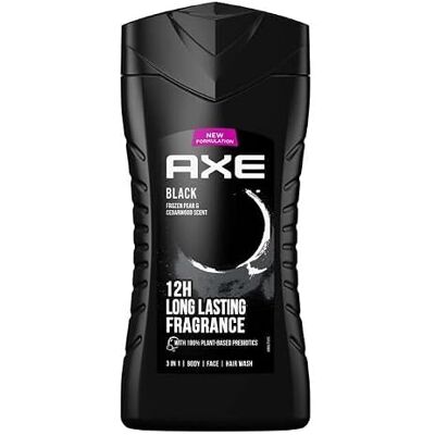 AXE Men Lot de 3 gels douche 3 en 1 « Black » 250 ml AXE Men Lot de 3 gels douche 3 en 1 « Black » 250 ml