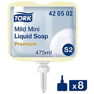 Tork 420502 doux mini savon liquide, 8 pièces Tork 420502 doux mini savon liquide, 8 pièces
