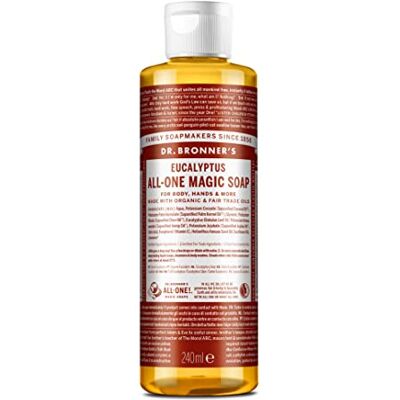 Dr. Bronner's DR BRONNER Savon Liq Eucalyptis Orange 237 ml Dr. Bronner's DR BRONNER Savon Liq Eucalyptis Orange 237 ml