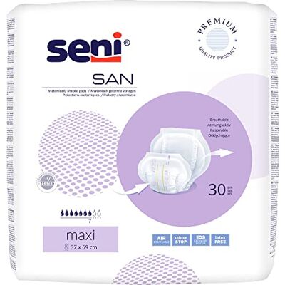 Seni San Maxi a30 (Gr.3) B0C5XH14CZ Packung (30 Stück) Seni San Maxi a30 (Gr.3) B0C5XH14CZ Packung (30 Stück)