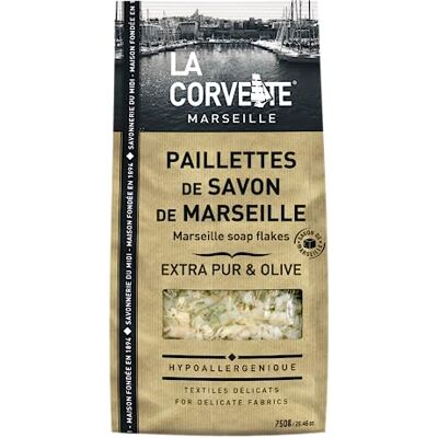 La Corvette Savon de Marseille en Paillettes, 750 g La Corvette Savon de Marseille en Paillettes, 750 g