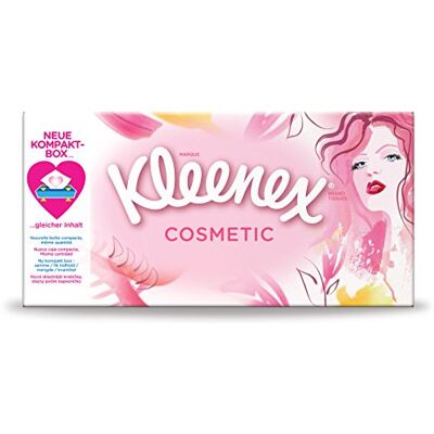Kleenex Cosmetic Boîte à mouchoirs ultra doux 3 couches 1 x 80 lingettes Kleenex Cosmetic Boîte à mouchoirs ultra doux 3 couches 1 x 80 lingettes