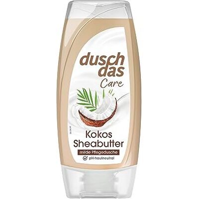 Duschdas Care Gel douche doux au beurre de coco et au beurre de karité pH neutre pour la peau 225 ml Duschdas Care Gel douche doux au beurre de coco et au beurre de karité pH neutre pour la peau 225 ml
