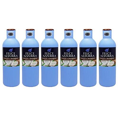 Felce Azzurra Paglieri Bagnodoccia Cocco e Bamboo, noix de coco et bambou, gel douche 650 ml Felce Azzurra Paglieri Bagnodoccia Cocco e Bamboo, noix de coco et bambou, gel douche 650 ml
