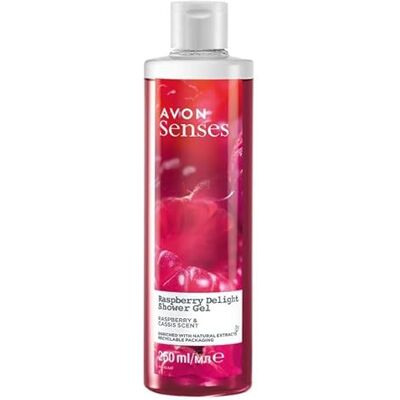 Avon Senses Gel Douche Framboise 250 ml Avon Senses Gel Douche Framboise 250 ml